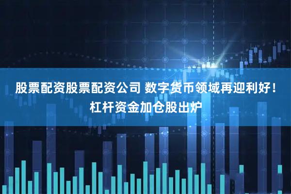 股票配资股票配资公司 数字货币领域再迎利好！杠杆资金加仓股出炉