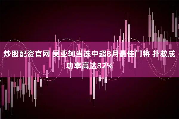 炒股配资官网 吴亚轲当选中超8月最佳门将 扑救成功率高达82%